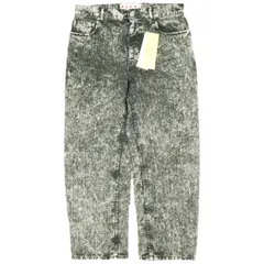 MARNI マルニ 24SS イタリア製 MARBLE DYED DENIM マーブルダイ ワイドデニムパンツ PAJD0425A0 USCT87 40 BLACK ジップフライ ジーンズ Wide Leg Denim ボトムス g25779のサムネイル