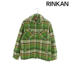 アベイシングエイプ  BAPE CHECK CPO ZIP JACKET 1L80141005 チェック柄ジップアップジャケット メンズ Mのサムネイル