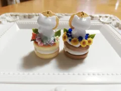 猫チャーム199 ぐで猫 じゃれ猫 夏だ！お花畑にゃんこ 1個のサムネイル