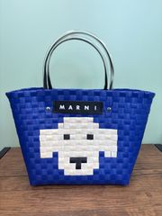 新品未使用 MARUNI マルニかごバッグ ホワイトネコ - メルカリ