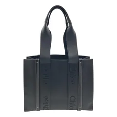 Chloe クロエ Woody ウッディ ミディアム トートバッグ  CHC23US383 I60 001 ブラックのサムネイル