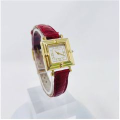 HERMES ロケ バングルウォッチ 不動 ジャンク品 赤 - メルカリ
