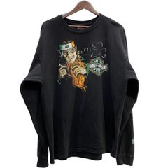 ハーレーTシャツ グリーンフレイム クローバー ビンテージT - メルカリ