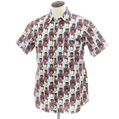 【中古】コムデギャルソンシャツ COMME des GARCONS SHIRT × Andy Warhol 2024年春夏 コットン 半袖シャツ ホワイト系【サイズL】【メンズ】のサムネイル