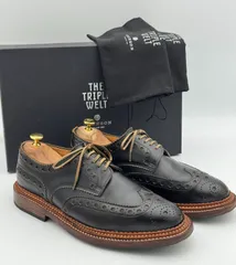 人気 Grenson グレンソン フルブローグ トリプルウェルト UK9G 27.5cm 箱 シューバッグ付のサムネイル
