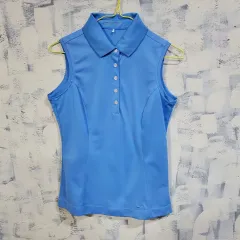 ナイキ ノースリーブ ゴルフウェア ブルー XSのサムネイル