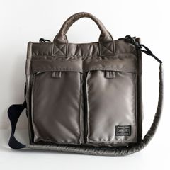 希少】ポーター PXタンカー 2WAY ヘルメットバッグ シルバーグレー