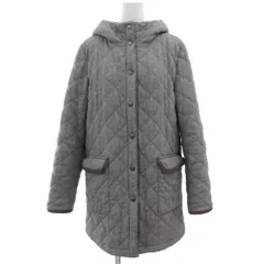 エディーバウアー EDDIE BAUER キルティングコート 中綿 PM グレー フード付き ハーフ丈 /SD ■ECF006のサムネイル