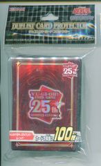 遊戯王 デュエリストカードプロテクター 25th レッド 100枚入り 未開封