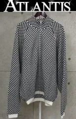 RAF SIMONS 新宿店 ラフ シモンズ SALE 未使用 チェッカー柄 ジップ ニットパーカー メンズ size:1 黒/白 31454のサムネイル