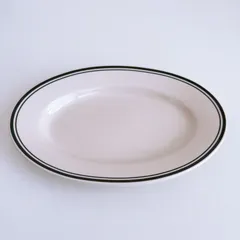 DULTON DEEPCREAM STONE WARES SAUCE BOWL オーバル 皿 アイボリー系 電子レンジ・180℃までオーブン使用可能のサムネイル