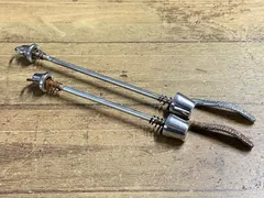 JY431 サンツアー SUNTOUR クイックリリース 前後セット実長125×155mm ヴィンテージ 錆多のサムネイル