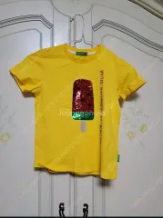 ベネトン キッズ スイカ アイスクリーム Tシャツ (120)のサムネイル