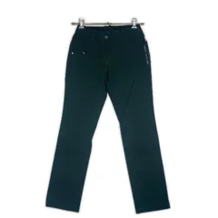 中古 レディース トミーヒルフィガーゴルフ TOMMY HILFIGER GOLF パンツ M 深緑 モスグリーン 表側起毛のサムネイル