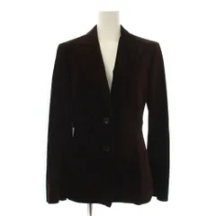 マックスマーラ MAX MARA テーラードジャケット ベロア 40 茶 /BM54のサムネイル