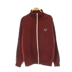 フレッドペリー FRED PERRY トラックジャケット ブルゾン ジップアップ S ボルドー /DF ■MAのサムネイル