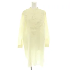 ビームスボーイ BEAMS BOY オーバーサイズドレスシャツ ワンピース 膝丈 BOY アイボリー /HK ■OSのサムネイル