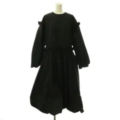 ノワールケイニノミヤ  kei ninomiya 23AW AD2023フリルバルーンワンピース ロング S 黒 ブラック 3L-O017 /CX ■OSのサムネイル