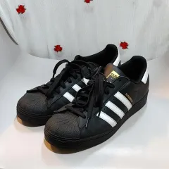 アディダス SUPERSTAR ブラック 白 285mm