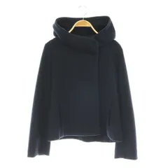 インデックス INDEX カットメルトンショートコート フード M ネイビー /HK ■OSのサムネイル