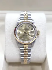ROLEX デイトジャスト 18k シャンパン 版 10p ダイヤモンド コンビ 26mm レディースのサムネイル