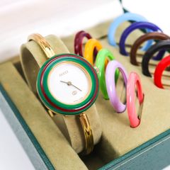きなこもか様 専用 極良品☆稼働 GUCCI 新品電池 チェンジベゼル