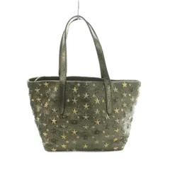 ジミーチュウ JIMMY CHOO スタッズ ハンドバッグ メタリックレザー シルバーカラー ゴールドカラー /MI ■OS ■OHのサムネイル