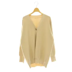 アパルトモン ドゥーズィエムクラス L'Appartement DEUXIEME CLASSE Knit Cardigan ニットカーディガン Vネック 長袖 ベージュ /HS ■OSのサムネイル