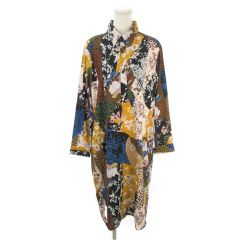 極美品】シルク100% ISSA LONDON ロングワンピース 総柄 - メルカリ