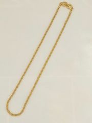18K刻印入】金ネックレスイミテーション 現状渡し ゴールド装飾品 