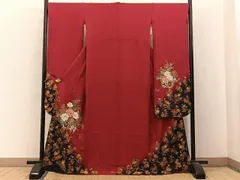 平和屋着物■豪華振袖　花車文　暈し染め　金彩　鈴乃屋扱い　正絹　逸品　BAAX6669hjのサムネイル