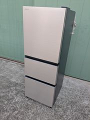 中古　日立　HITACHI　冷蔵庫　3ドア　右開き　R-27SV　265L　2022年製 2022年製 HITACHI 日立 3ドア冷蔵庫 R-27SV 265L シルバー 動作確認済