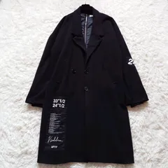 ​【個性派デザイン】rovtski ロフトスキー AFYF バックジップ 変形 中綿 ロングコート チェスターコート オーバーサイズ  ブラック FREEのサムネイル