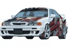 [중고] 플라스틱 모델 1/24 TRD JZX100 체이서 '98 (도요타) [리콜리스 리코일] 더 ☆ 튤드카 시리즈 No.IT-02 [203316]