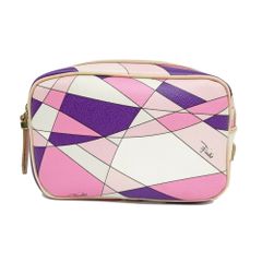 EMILIO PUCCI コスメ ポーチ ピンク×パープル エミリオプッチ - メルカリ