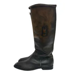Maison Martin Margiela riding Boots Hervy Calfskin カーフスキンヴィンテージ加工ロングブーツ 8071000179845のサムネイル