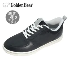Golden Bear ゴールデンベア レディース スニーカー 立ったまま楽に履ける 軽い 幅広 4E 外反母趾 ブラック GB421 ソフト 歩きやすい 靴のサムネイル