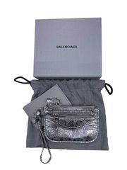 美品】BALENCIAGA バレンシアガ クラウドライン コインパース 金 