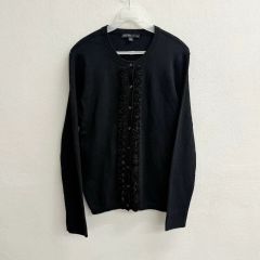 AD1997 トリココムデギャルソン ニット カーディガン 刺繍 ウール 長袖