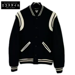 SAINT LAURENT PARIS　サンローランパリ　国内正規 354718 レザートリム テディジャケット　44のサムネイル