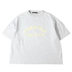 FEAR OF GOD フィアオブゴッド Tシャツ ヘザーグレー系 サイズ:S  24SS FOG ESSENTIALS ブランドロゴ オーバーサイズ ヘビー Tシャツ Heavy Jersey Crewneck Tee トップス【メンズ】【中古】のサムネイル