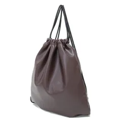 【美品】UNION MAGAZINE ユニオンマガジン バッグ ブラウン 26春夏 ヴィーガンレザー エンボスロゴ バックパック Backpack Ms Black Swan リュック 巾着型 ブランド カバン【レディース】【中古】のサムネイル