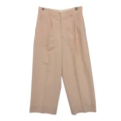 DRESSTERIOR ドレステリア パンツ ストレッチ 2タック ワイド ボトムス 085-59001 ピンクベージュ 36【S】 レディース 【中古】のサムネイル