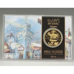 ディズニー　グーフィー　グーフィー・スカイ・スクール・コイン DCA　2011年　2011個限定　年間パスポート保有者限定　新品　GF00616のサムネイル