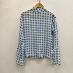 古着 POPPY ポピー ギンガムチェック シースルートップス レディース 