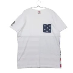 FRANKLIN&MARSHALL フランクリンマーシャル 半袖Ｔシャツ アメリカ 国旗 プリント ホワイト XL メンズ 【中古】のサムネイル