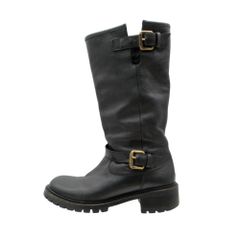 PRADA SPORT レザーエンジニアブーツ ブラック サイズ36.5 - メルカリ