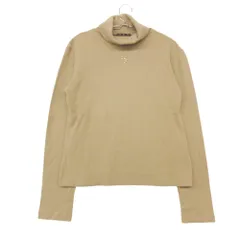 美品 FENDI フェンディ ニット ロゴ ラインストーン アンゴラ混 タートルネック セーター プルオーバートップス 長袖 ベージュ 46【XL】 レディース 【中古】のサムネイル