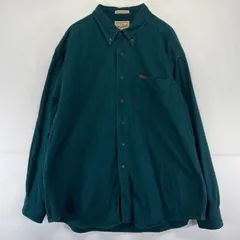 古着 90's/90年代 ウールリッチ WOOLRICH 長袖シャツ ボタンダウン 胸ポケット 大きいサイズ シャモアシャツ 2XL  グリーン系 メンズのサムネイル