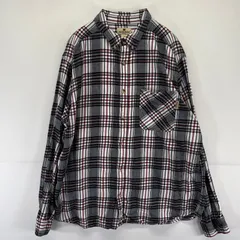 古着 ウールリッチ WOOLRICH 長袖シャツ ボタンダウン ネルシャツ 大きいサイズ 2XL  グレー系 チェック メンズのサムネイル